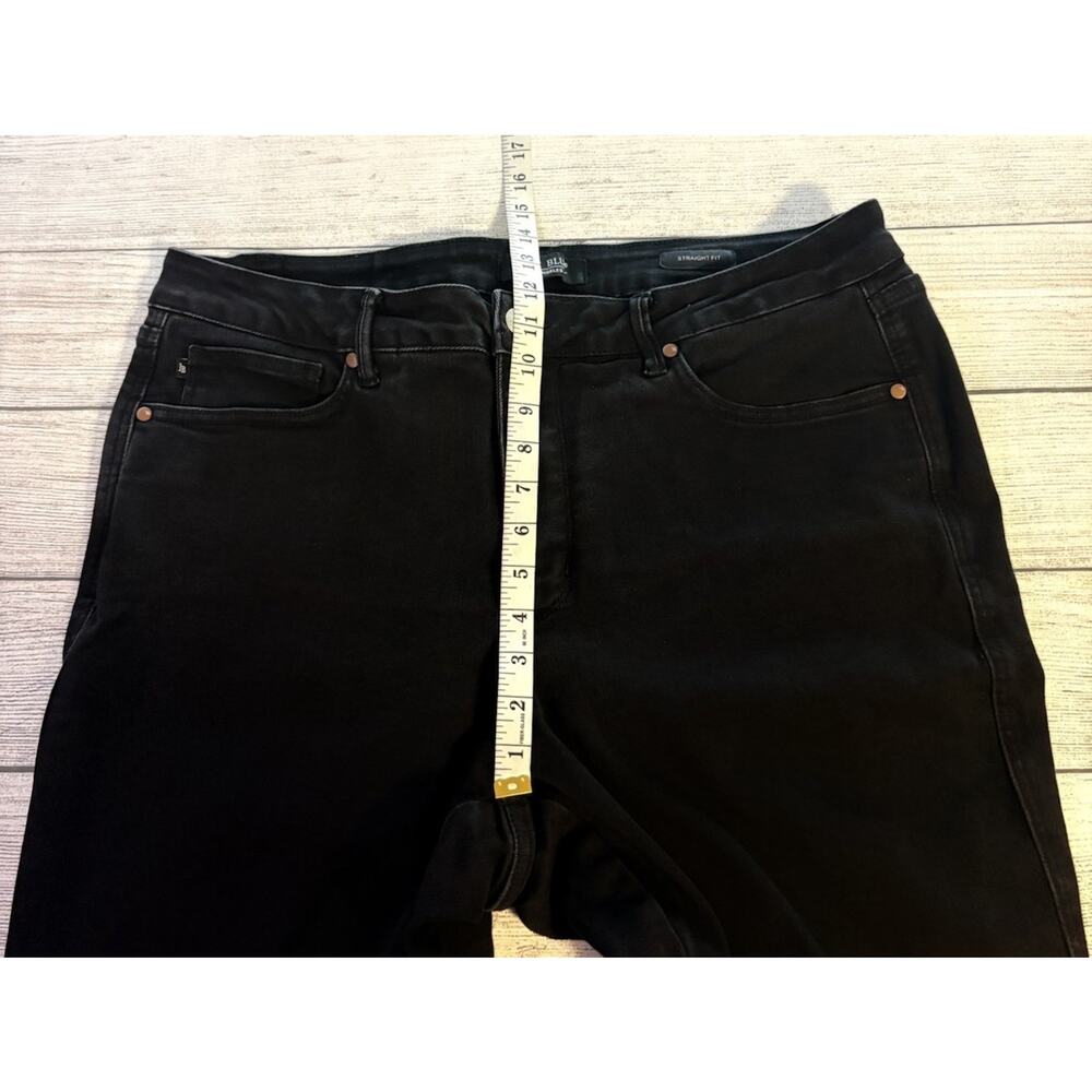 Judy Blue High Waist Tummy Control Straight Fit Black Denim Jeans Size 20W - Picture 4 of 9